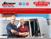 Tablet Screenshot of myexpresspros.com